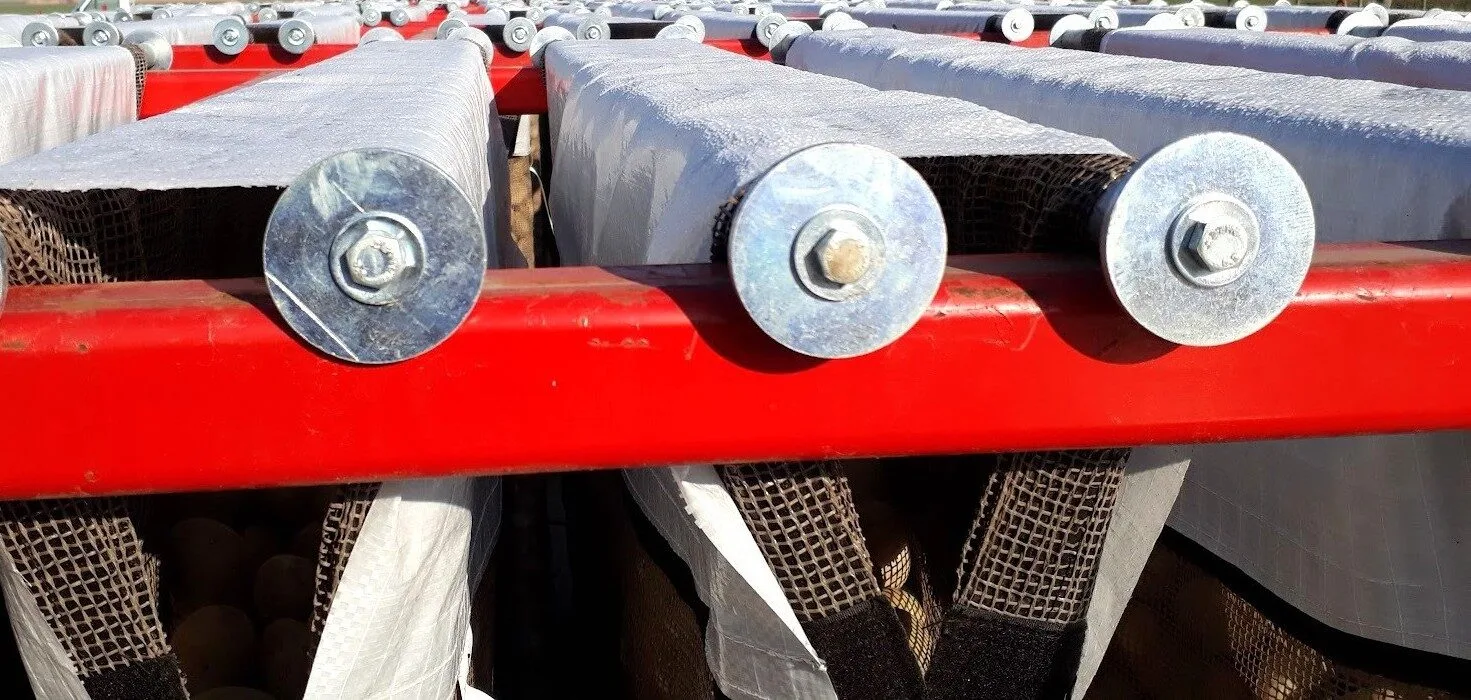 Draagstangen kiemrek